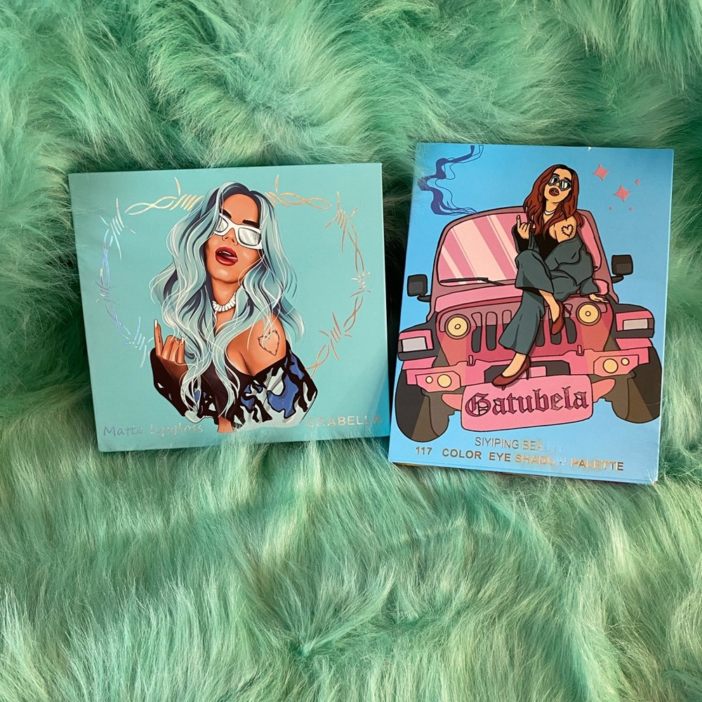 Makeup palette and Lip stick set